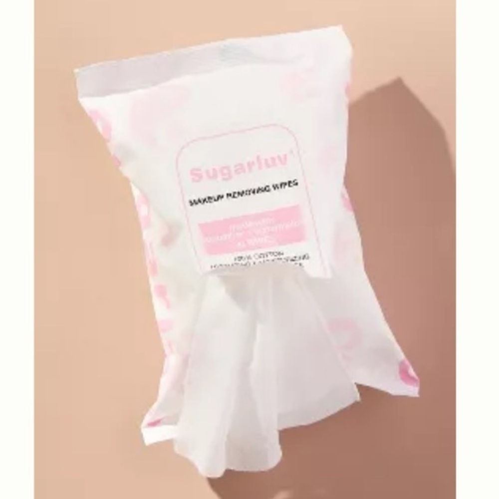 Anthropologie SUGARLUV makeup removing remover wipes